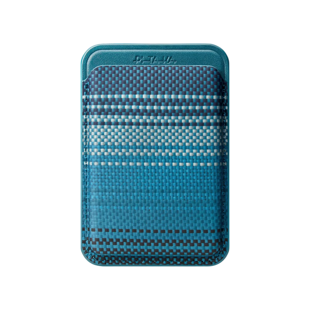 PITAKA Porte Cartes Magnétique Tissé Moonrise